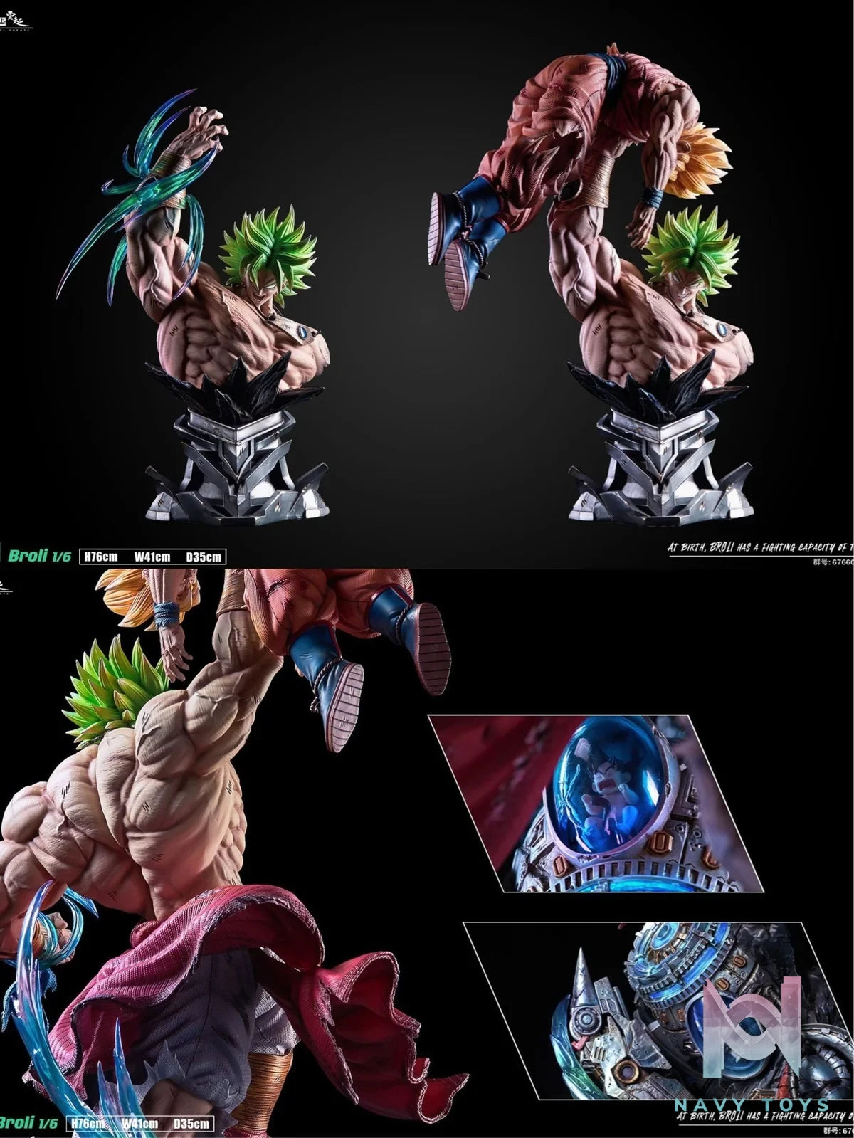 Broly - Dragon Ball - YunQi Studio resin statue yunqi studio anime figure