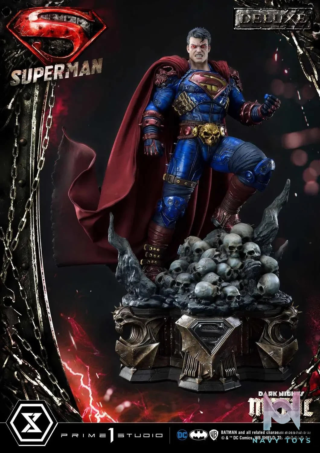 Prime 1 Studio – Museum Masterline Dark Nights: Metal (Comics) Superman MMDCMT-08 MMDCMT-08DX MMDCMT-08DXS MMDCMT-08BL(Licensed)
