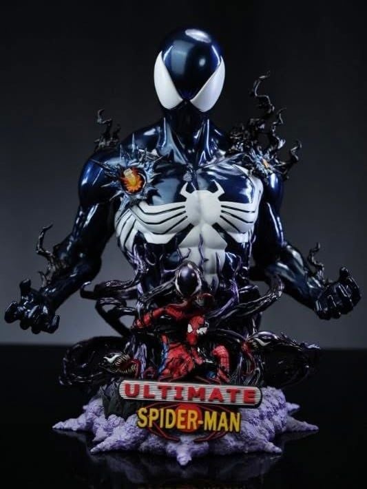 Spider Man Bust Symbiosis - Marvel - 27abyss Studio resin statue 27abyss Studio anime figure