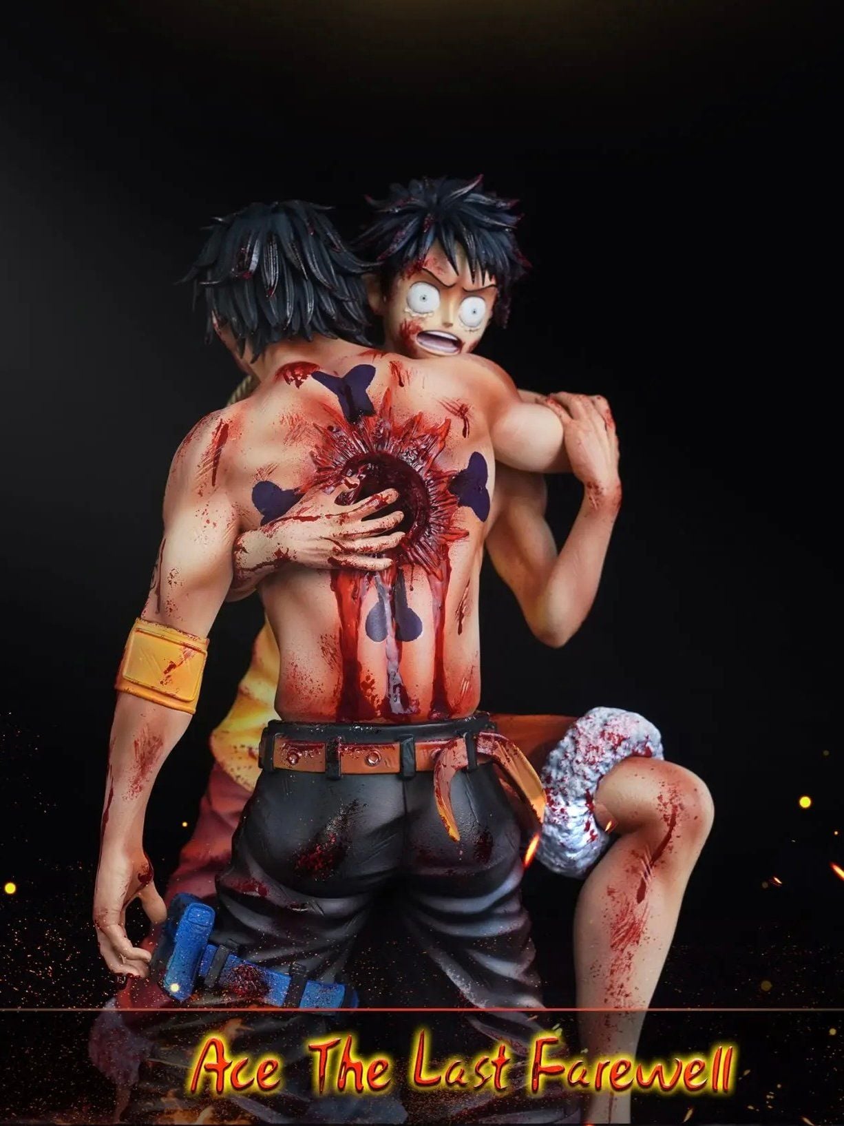 Luffy & Ace last goodbye - One Piece - Fast Studio resin statue Fast Studio anime figure