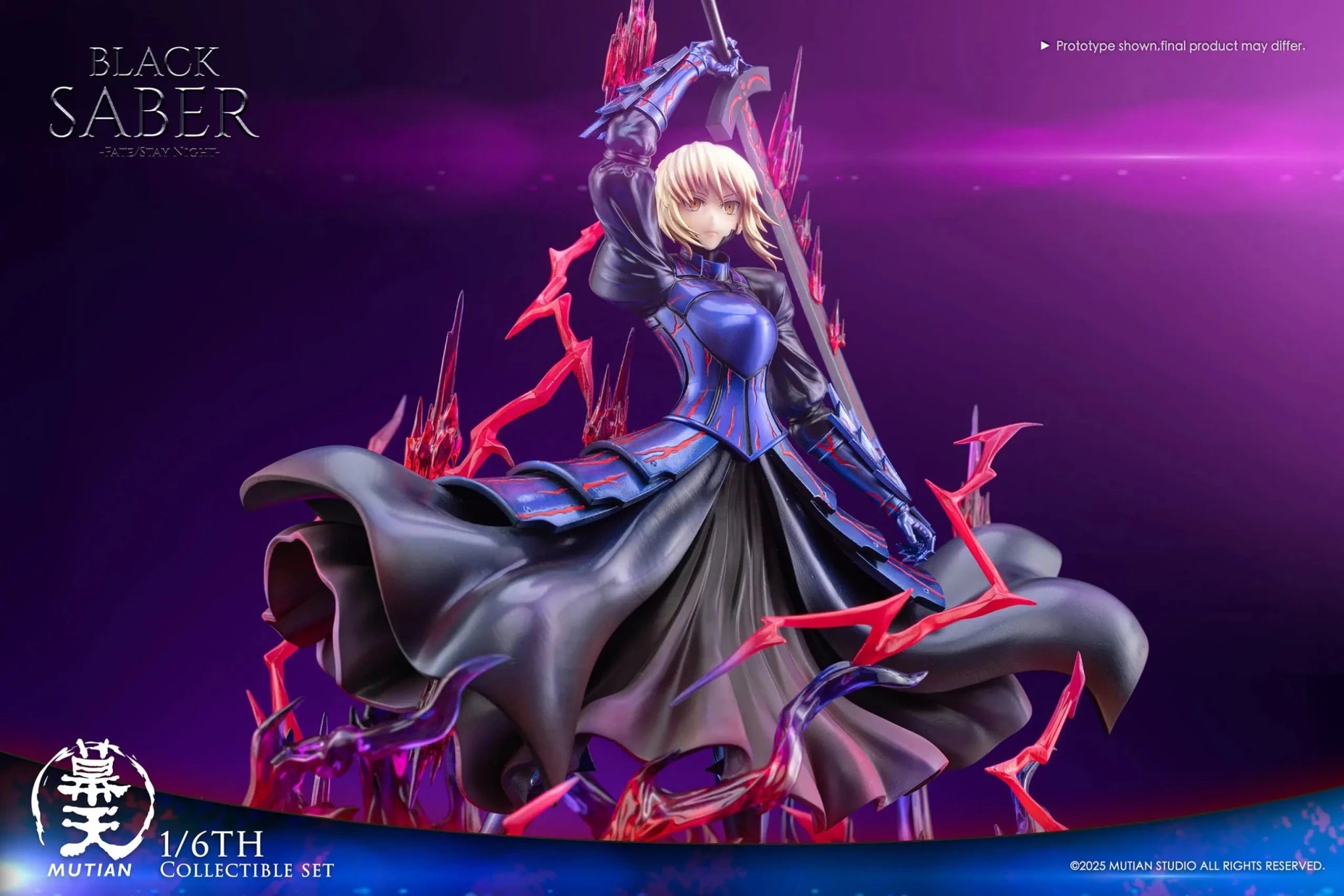 Mu Tian Studio - Fate/stay night Heaven's Feel Saber Alter resin statue Navy Toys anime figure