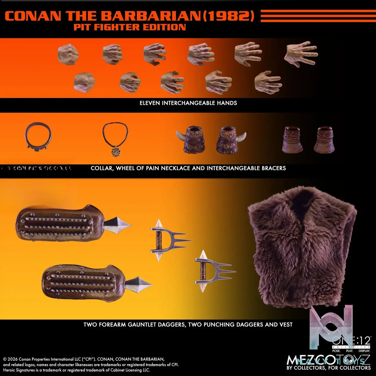 Mezco Studio – Conan The Barbarian (1982): Pit Fighter Edition (Licensed)