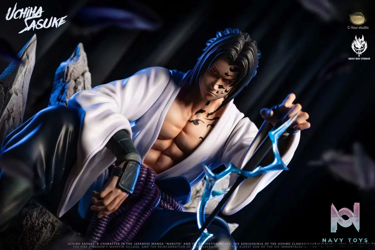 BBS Studio & C4 Studio – Naruto Seated Uchiha Sasuke