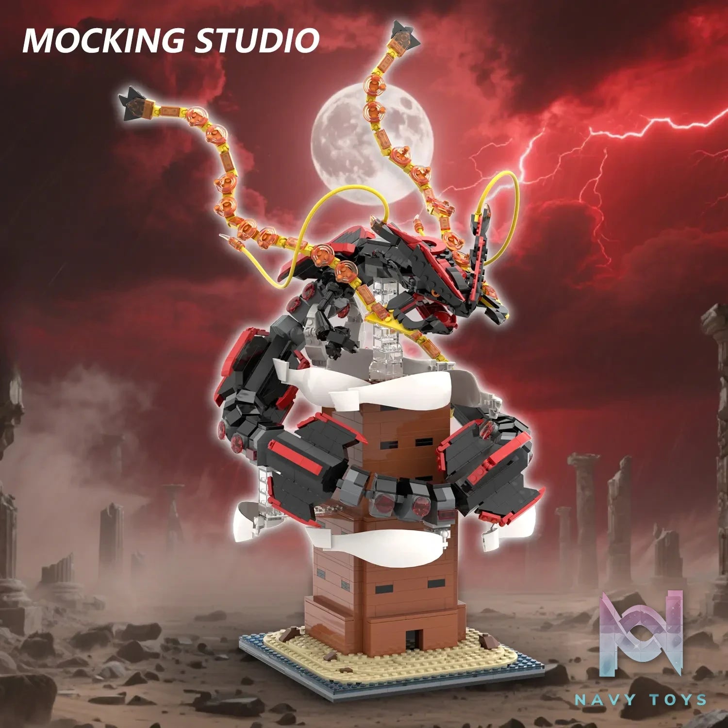 Zhu Yi Wan Jia Studio – Pokémon Mega Rayquaza Building Blocks