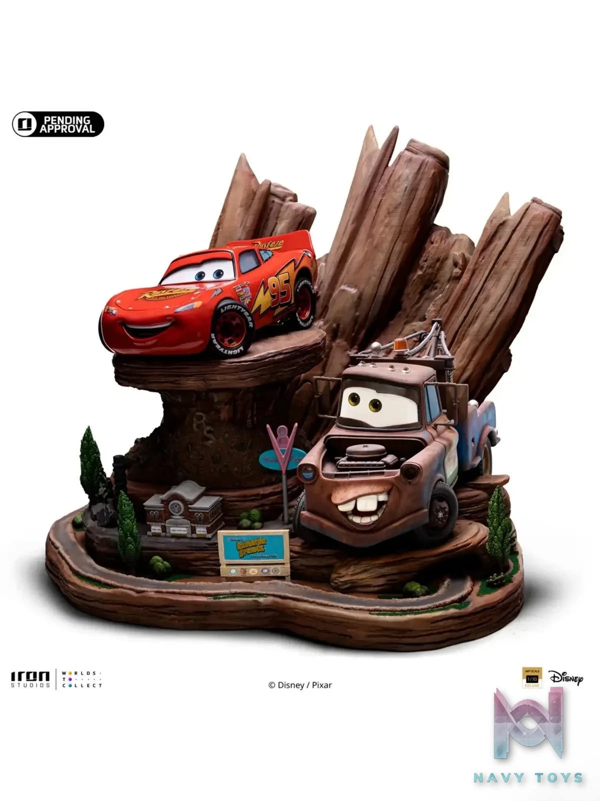 Iron Studio – Cars Lightning McQueen DSNEY114024 DSNEY113924-10 (Licensed)