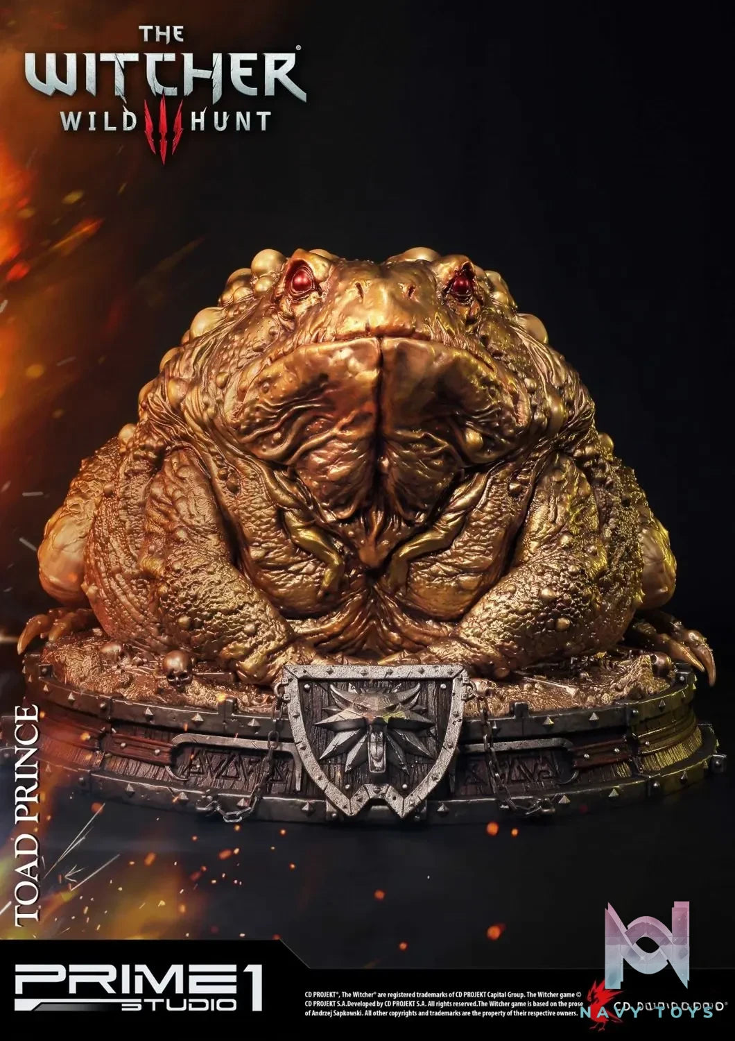 Prime 1 Studio – Premium Masterline The Witcher 3: Wild Hunt Toad Prince PMW3-05 PMW3-05GL (Licensed)