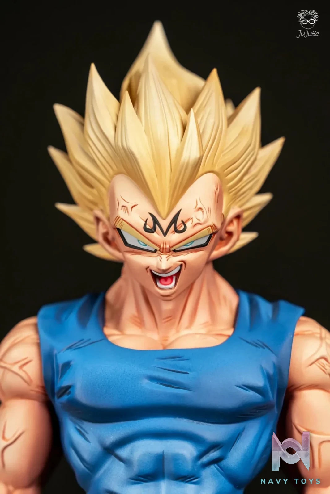 Dong Zao Studio - Dragon Ball Cover Page Majin Vegeta resin statue Navy Toys anime figure