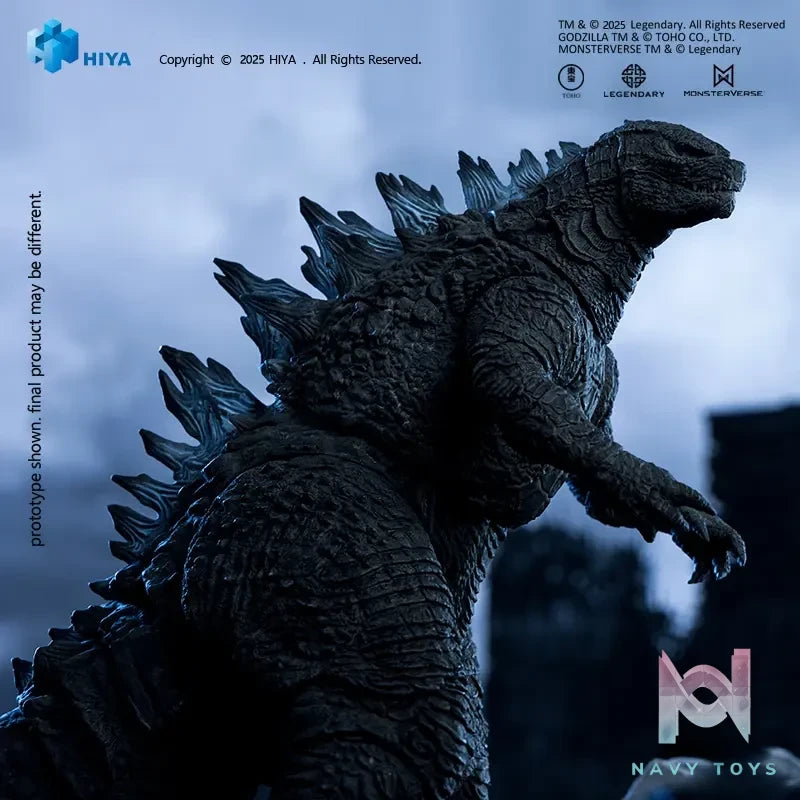 HIYA Toys – 16cm “Godzilla 2014” – Super Movable Heat Ray Godzilla Translucent Ver EBG0079 (Licensed)