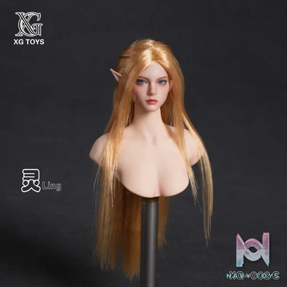 XG Toys – 1/6 Movable Eyes Elf Princess Head Sculpt XG-002 (Licensed)
