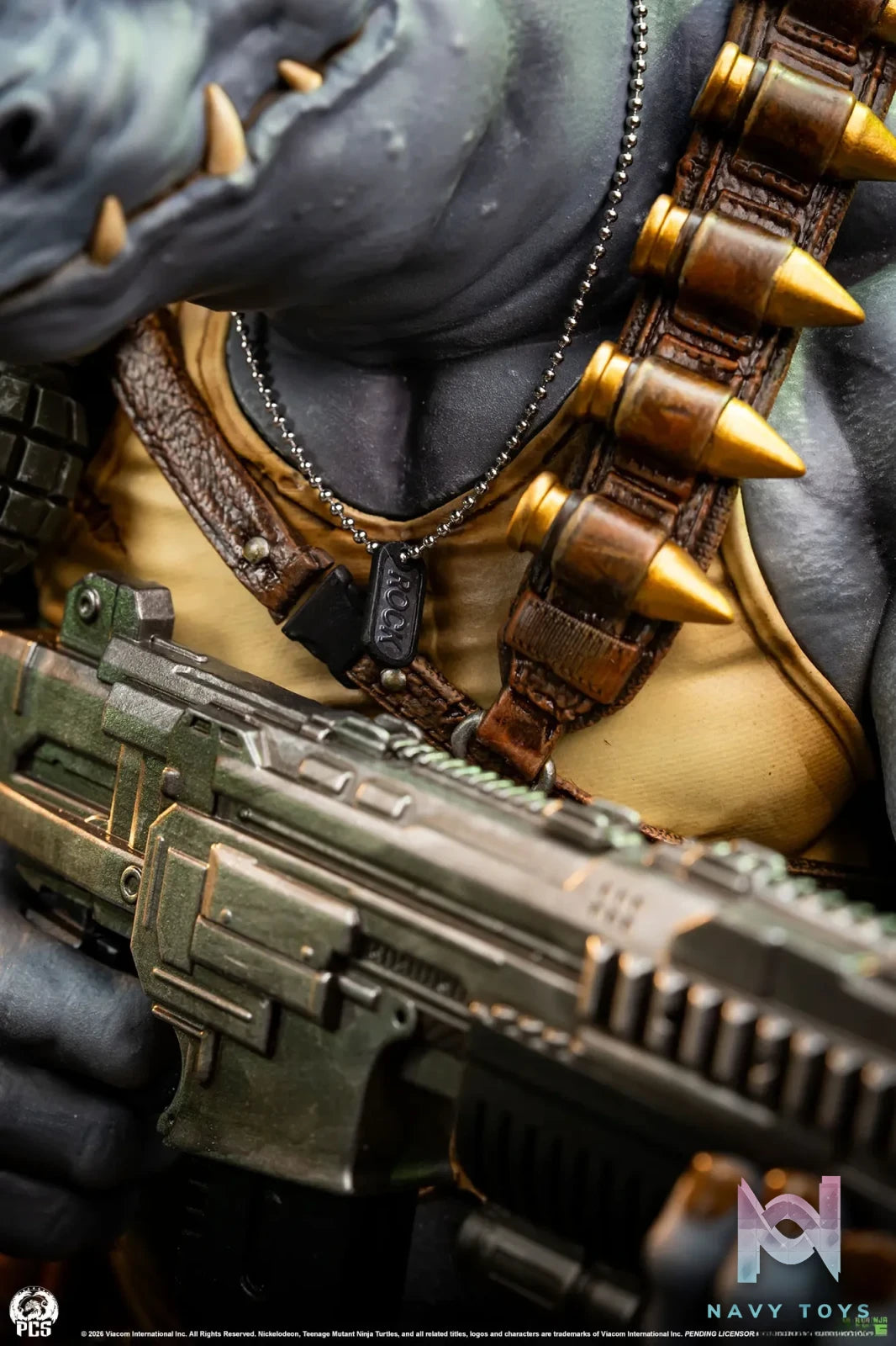 Premium Collectibles Studio – TMNT Legends Rocksteady 1/3 Scale Statue (Licensed)