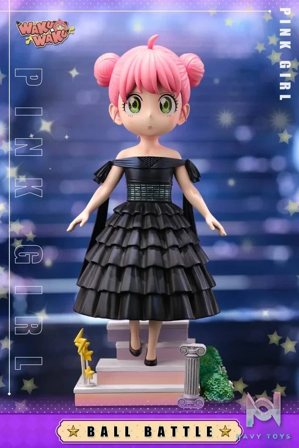 WakuWaku Studio - Spy x Family 023 Evening Gown Anya Forger resin statue Navy Toys anime figure