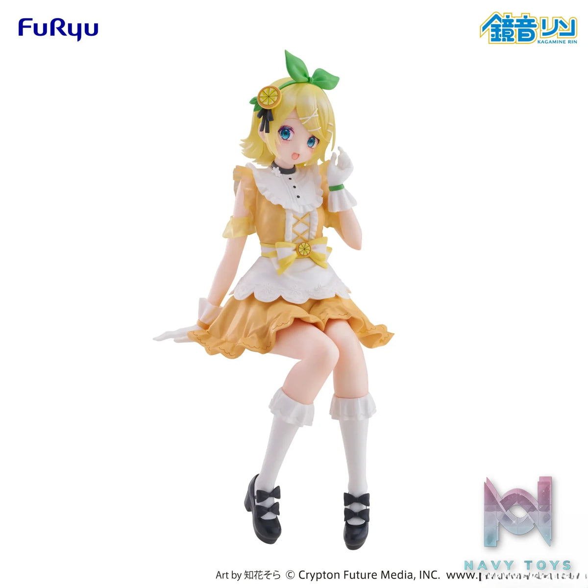 FURYU – Kagamine Rin Noodle Stopper Figure Kagamine Rin Citrus ver. (Licensed)