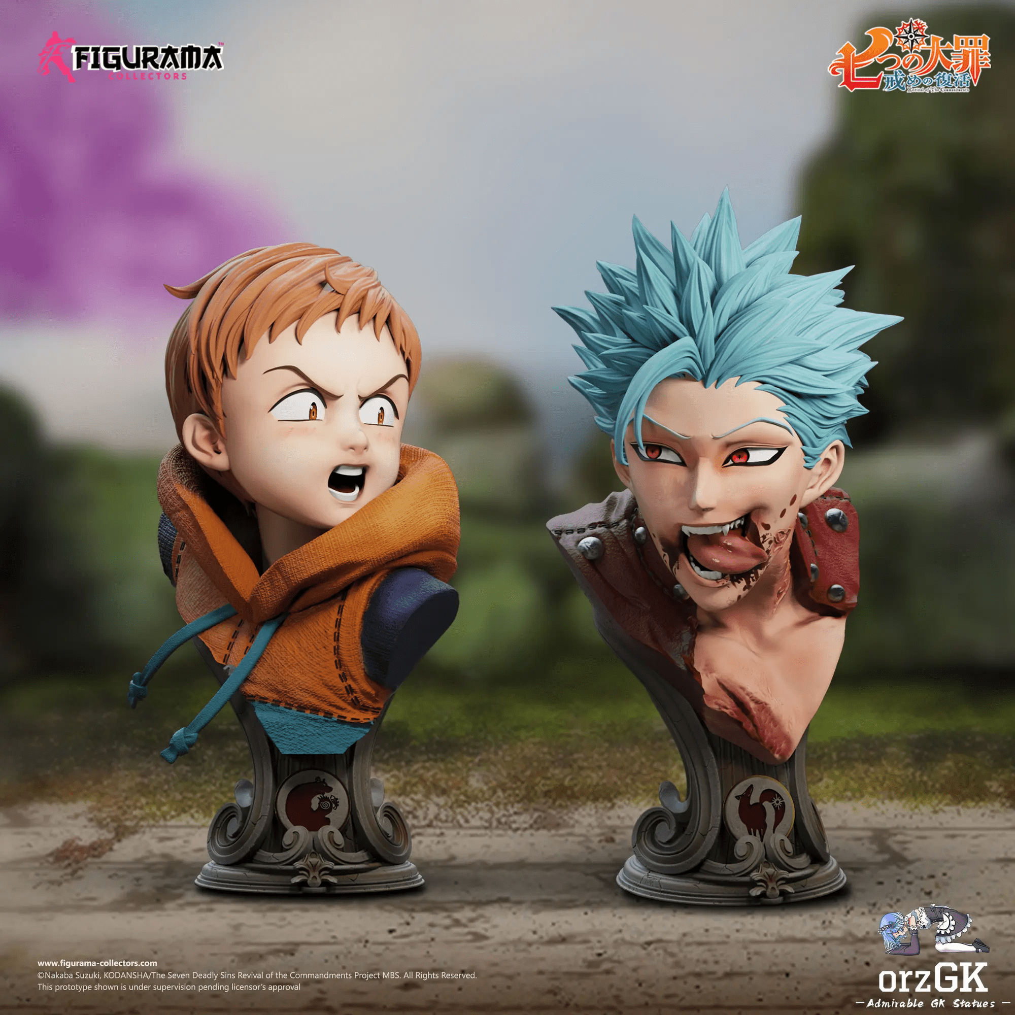 Figurama Collectors - Nanatsu no Taizai: Imashime no Fukkatsu Ban & King Elite Fandom 1/6 Scale Statue (Licensed) resin statue Navy Toys anime figure