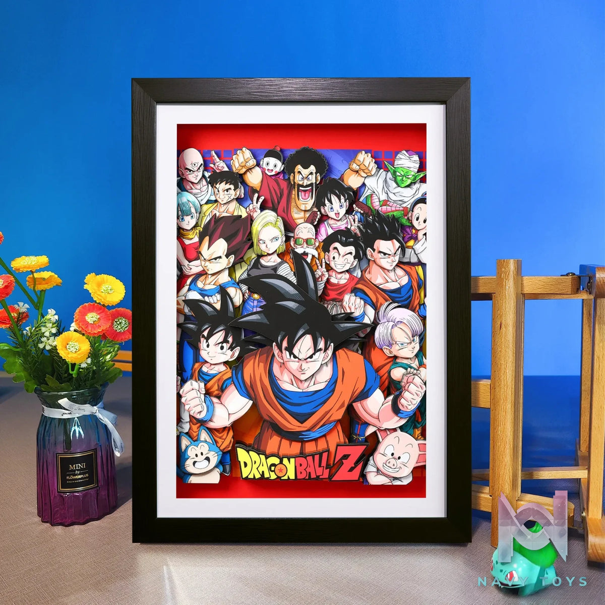 Yu Zhi Jiang Studio – Dragon Ball Multiple Characters Series #9 3D Decorative Painting Dragon Ball