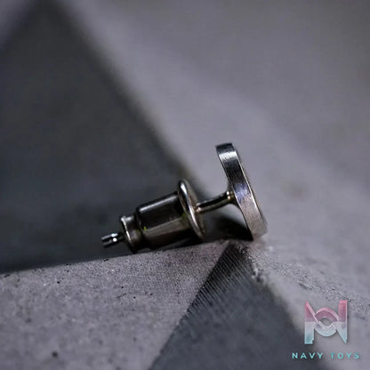 Raven Studio (silver jewelry) – Original Exclusive Textured Gold Logo Stud Earrings Original