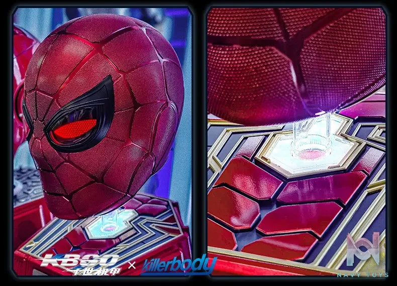 Killerbody Studio – Marvel Marvel Series 11 Collectible wearable Steel Spider Man helmet (Licensed)