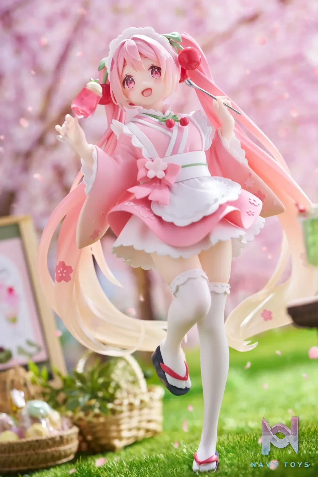 Taito – Piapro Characters – Hatsune Miku – Coreful Figure – Sakura, Wafuu Kissa ver. (Licensed)
