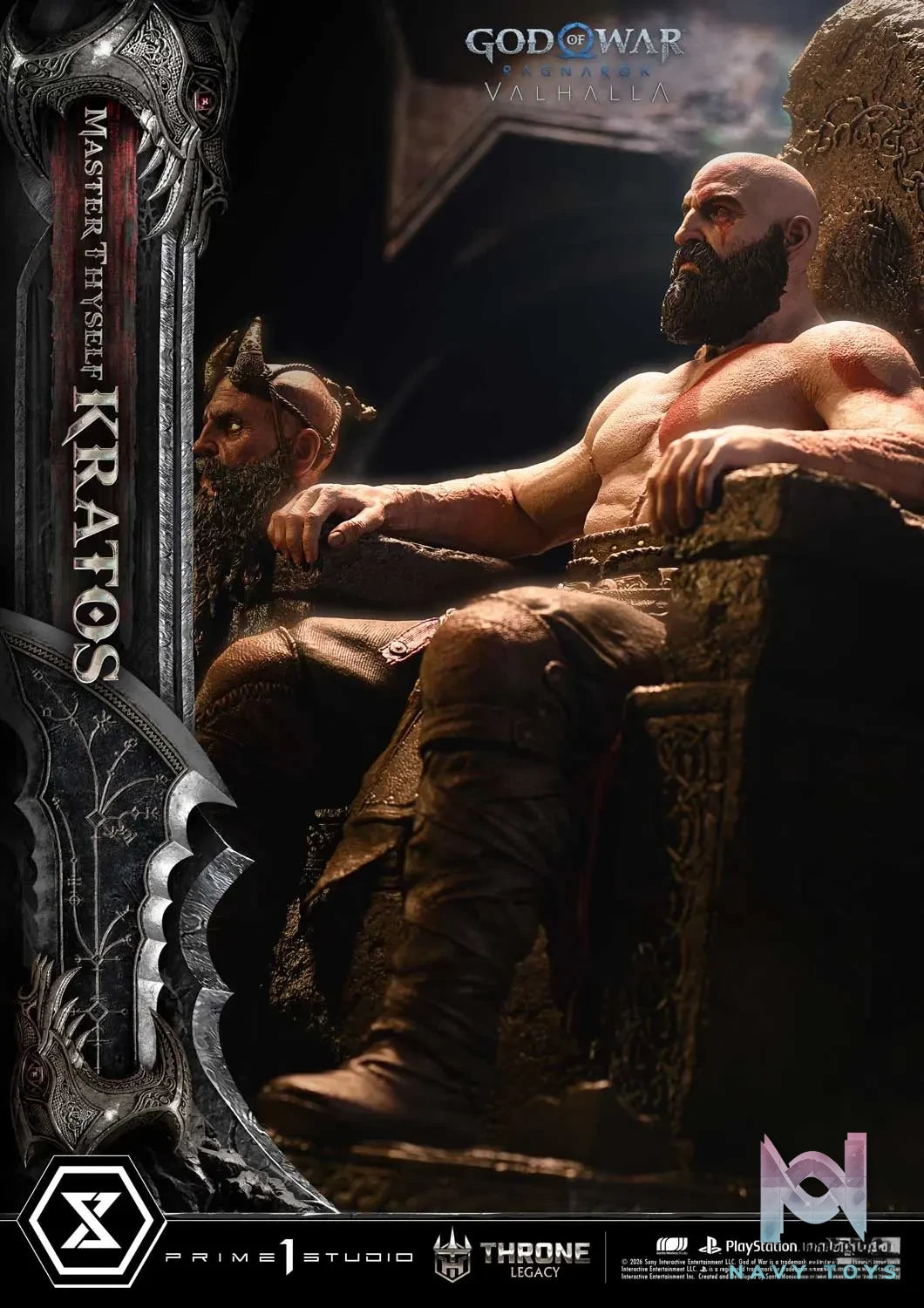 Prime 1 Studio – God of War: Ragnarok Master Thyself Kratos 1/3 Scale Statue TLCGOW-01 TLCGOW-01S (Licensed)