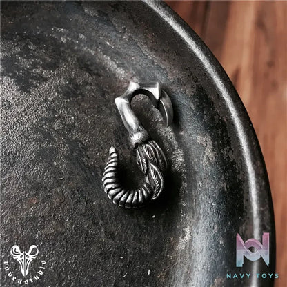 Raven Studio (silver jewelry) – Claws Meet Rattlesnake S-Shaped Connecting Hook Original