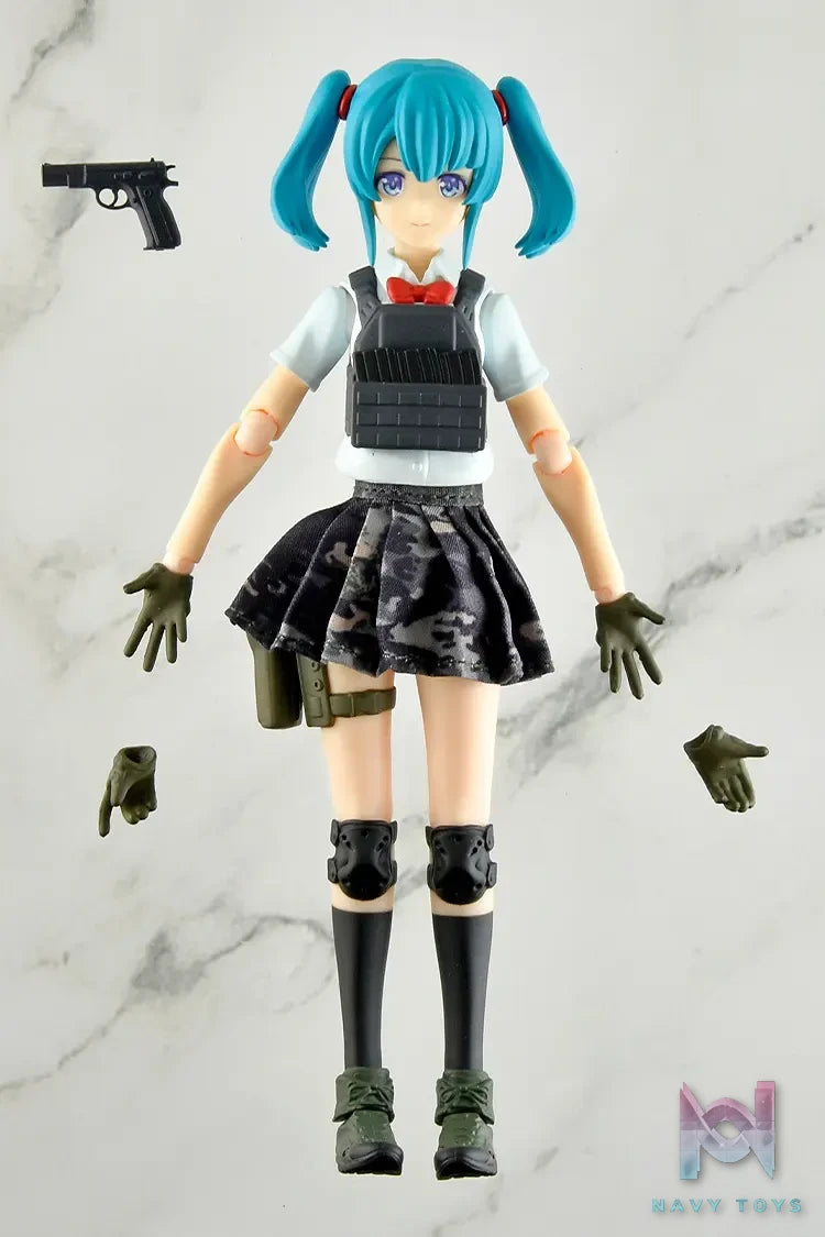 Tomytec – figma LittleArmory Armed JK: Variant D2 X E2 X F2 X figmaPLUS LittleArmory Armed JK Variant Loadout Set 4, Code: URBEX (Licensed)