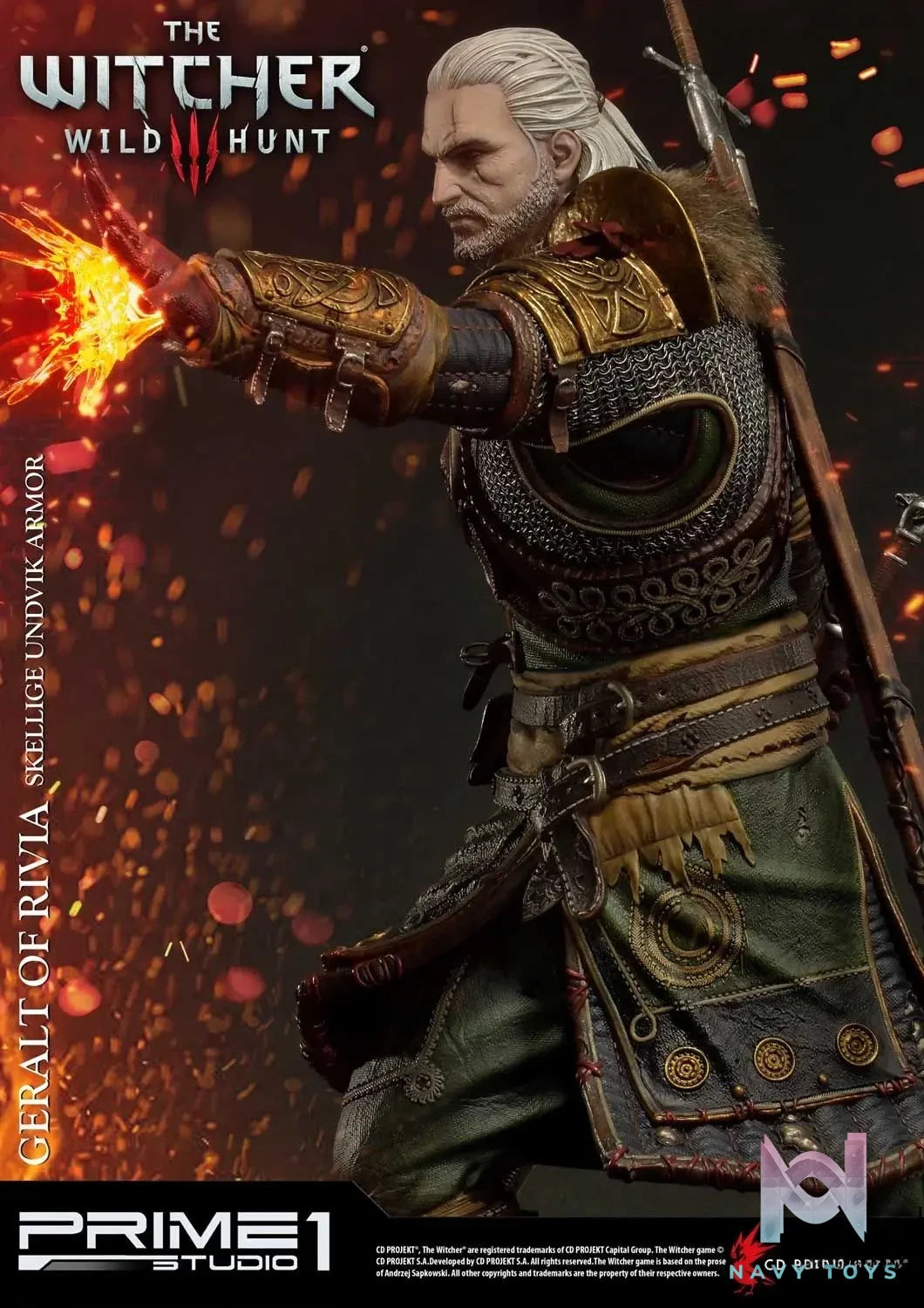 Prime 1 Studio – Premium Masterline The Witcher 3: Wild Hunt Geralt of Rivia Skellige Undvik Armor PMW3-07 PMW3-07EX (Licensed)