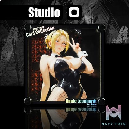 B&W Studio – Mini Prism Card Annie Leonhart Ver.Bunny MNSC-005A MNSC-005B MNSC-005C Attack On Titan