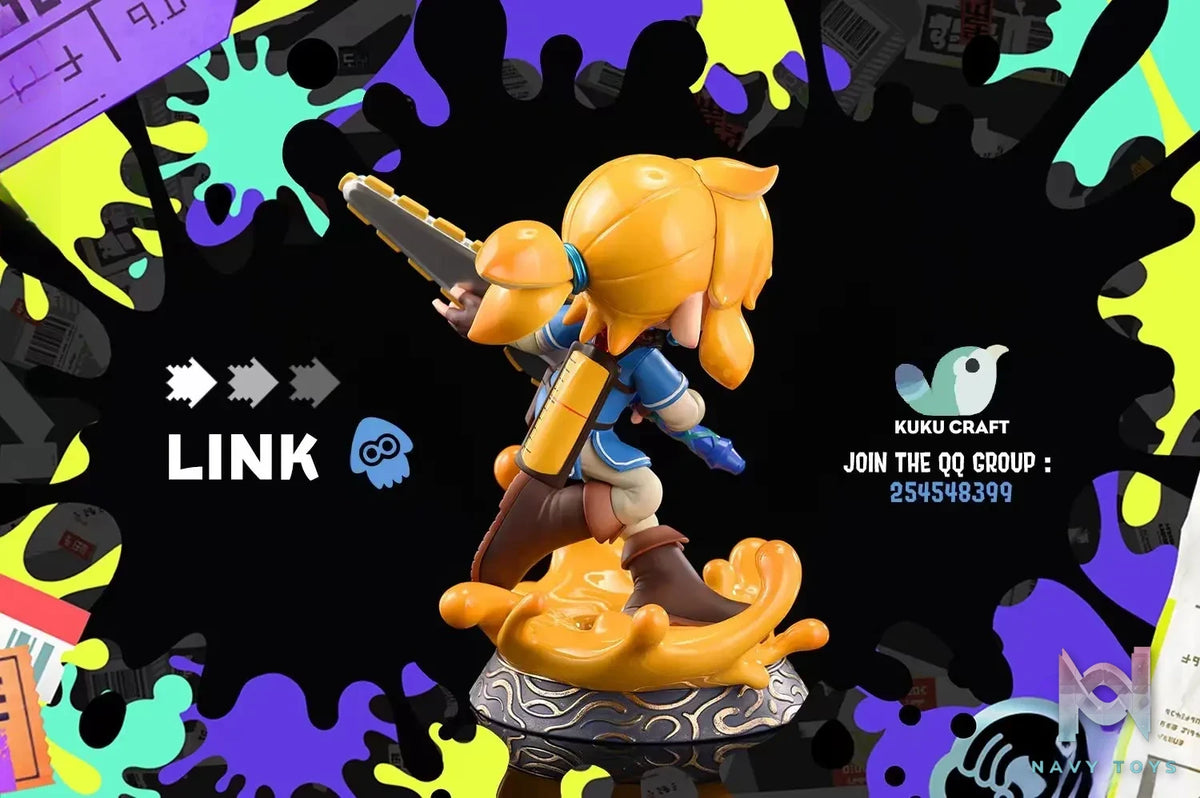 KukuCraft Studio – The Legend of Zelda x SPLATOON Squid Link & Zelda 2.0