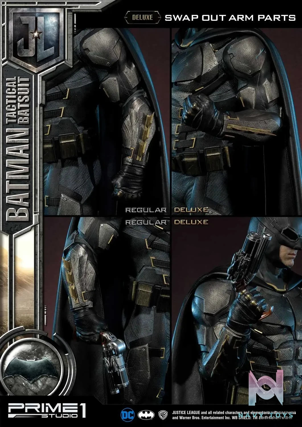 Prime 1 Studio – Museum Masterline Justice League (Film) Batman Tactical Batsuit MMJL-07 MMJL-07DX MMJL-07DXS (Licensed)