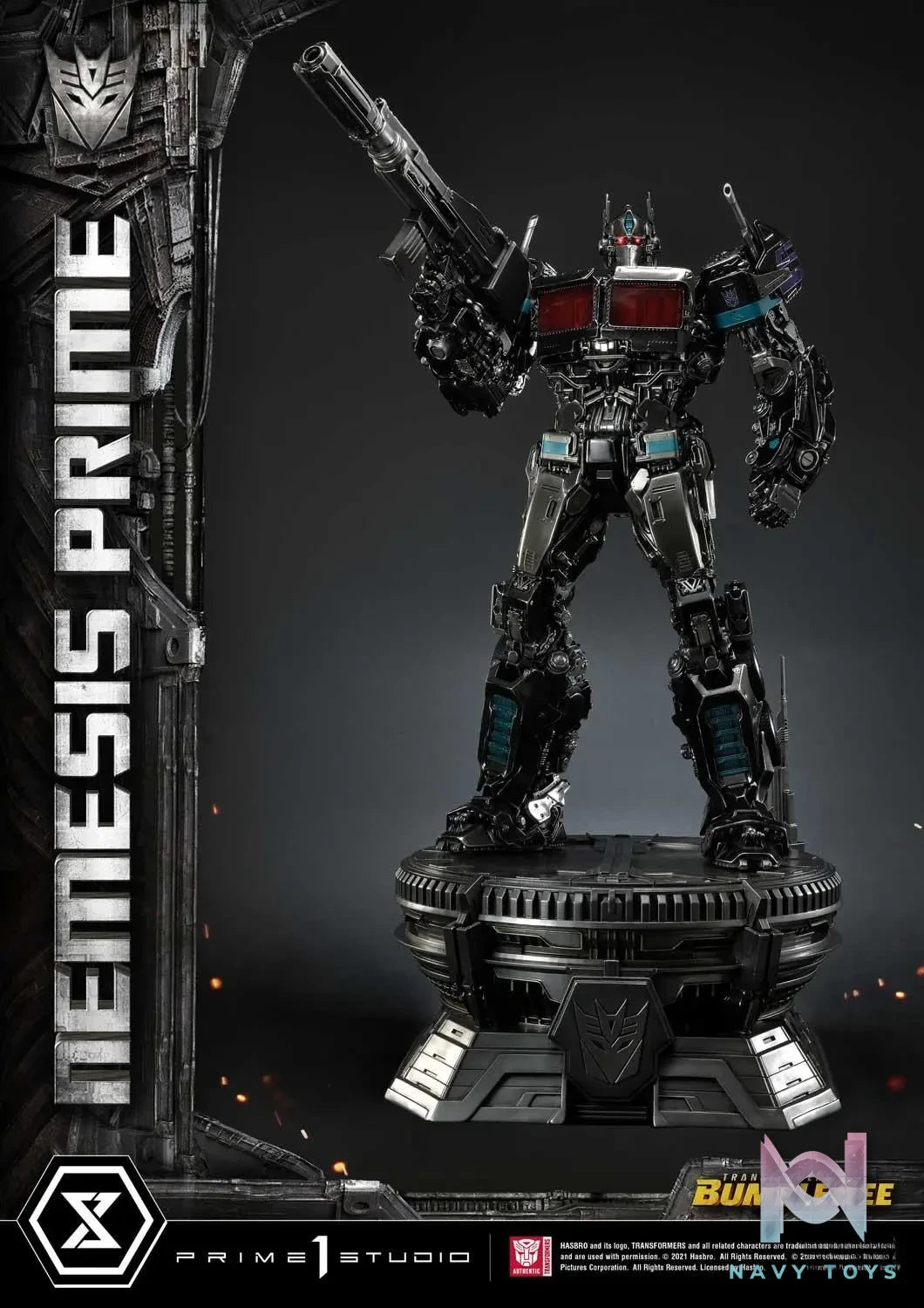 Prime 1 Studio – Museum Masterline Transformers: Bumblebee (Film) Nemesis Prime MMTFM-26NP(Licensed)