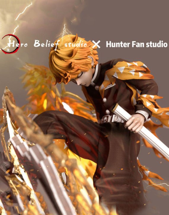 Zenitsu Agatsuma - Hero Belief x HF Studio resin statue hero belief studio anime figure