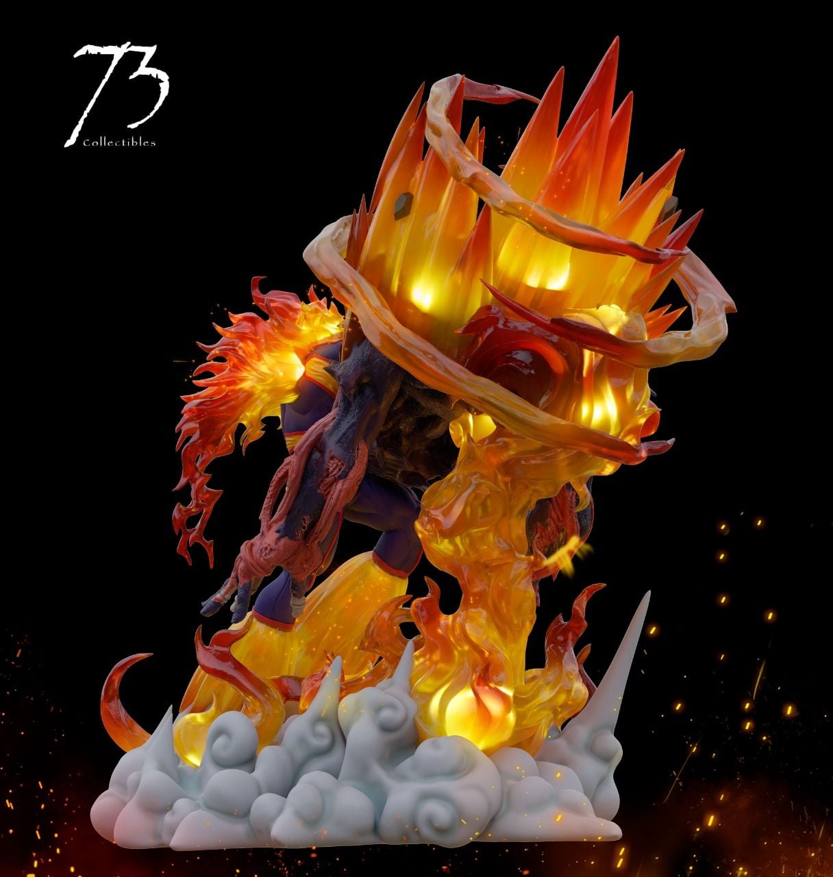 Endeavor Prominence Burn - My Hero Academia - 73 Collectibles resin statue 73 Collectibles Studio anime figure