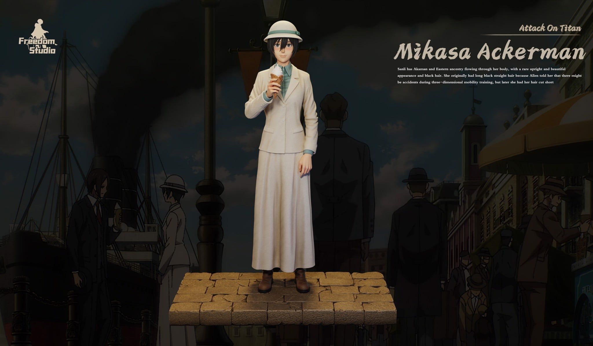 Mikasa Ackerman - Attack On Titan - Freedom Studio resin statue freedom studio anime figure