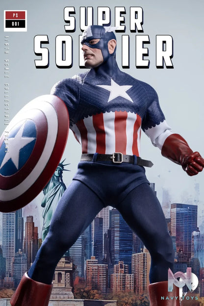 Power Studio – Marvel 1/6 scale super soldier Captain America figure PS001
