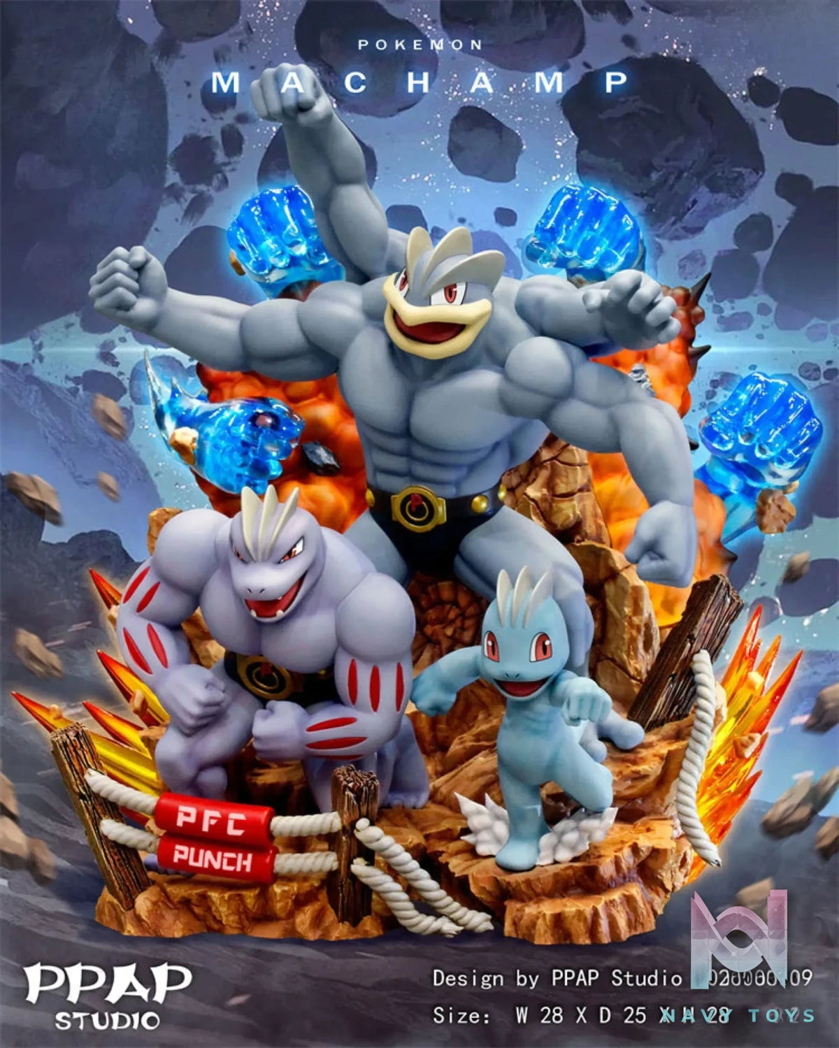 PPAP Studio – Pokémon Machamp Evolution Series