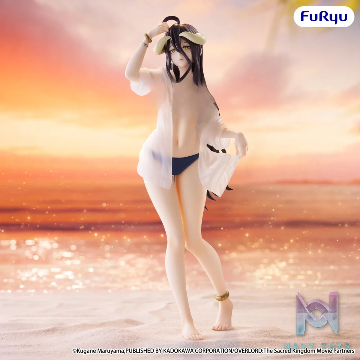 FURYU – OVERLORD Muchute Figure Albedo aqua ver. (Licensed)