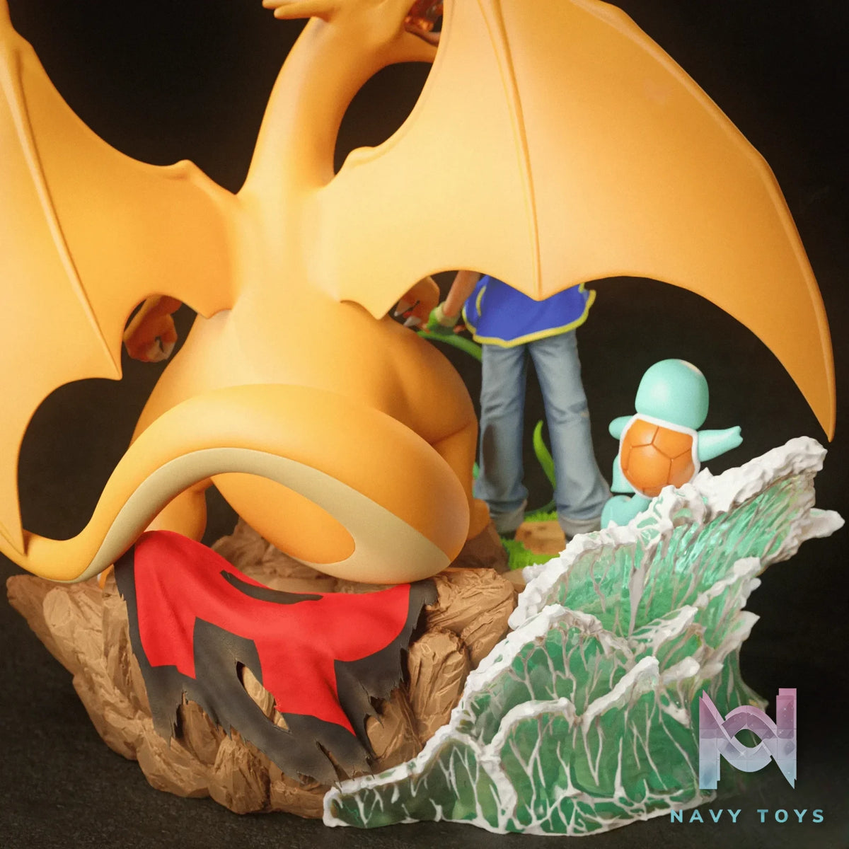 Black Swan Collectibles – Pokémon Ash Diorama & Red Diorama