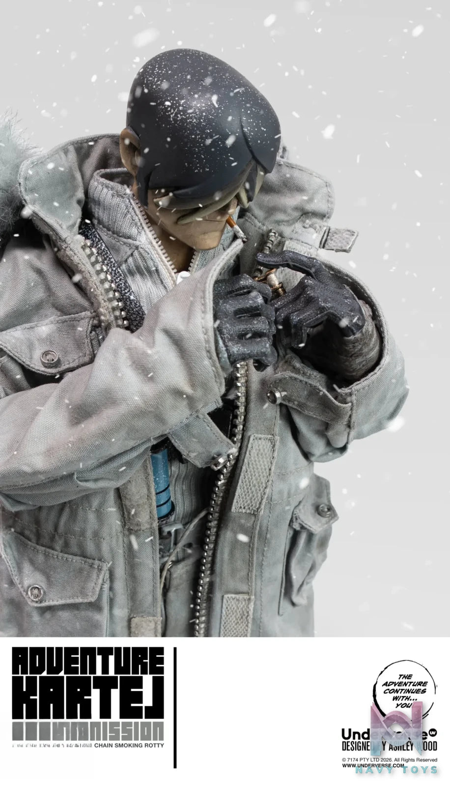UNDERVERSE – Adventure Kartel 1/6 Series Cold Bugger Adventure Merde Action Figure (Licensed)
