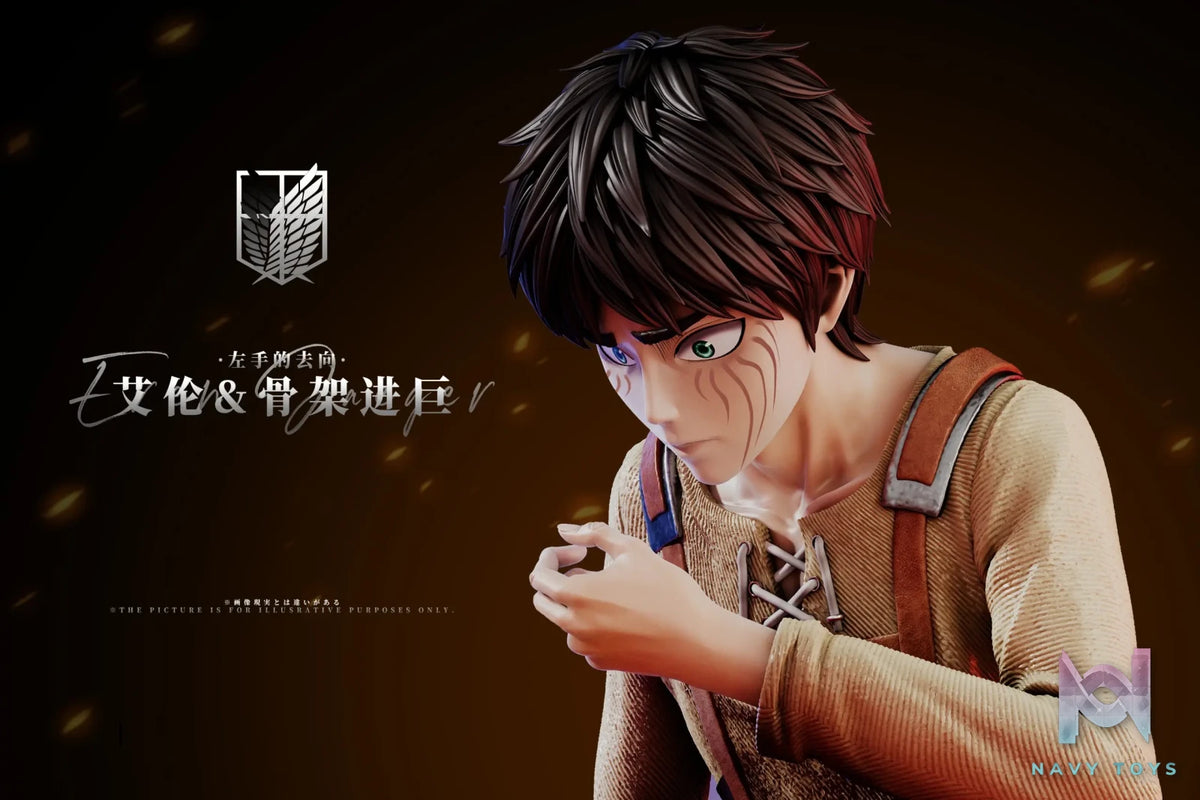AZ Studio – Attack on Titan Where the Left Hand Goes: Eren & Skeleton Attack Titan