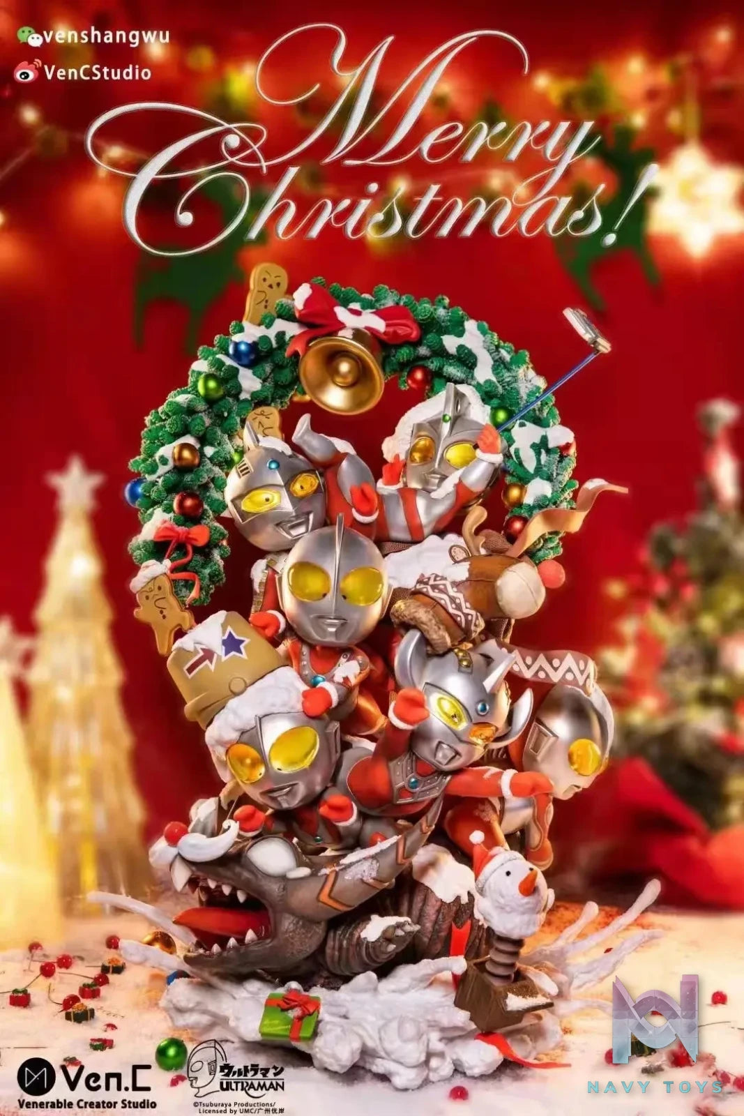 Ven.C Studio – Ultraman Six Brothers Christmas Stacking Fun (Licensed)