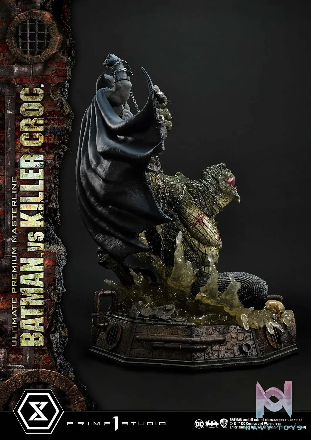 Prime 1 Studio – Ultimate Premium Masterline Batman (Comics) Batman Versus Killer Croc UPMDC-07 UPMDC-07DX UPMDC-07DXS (Licensed)