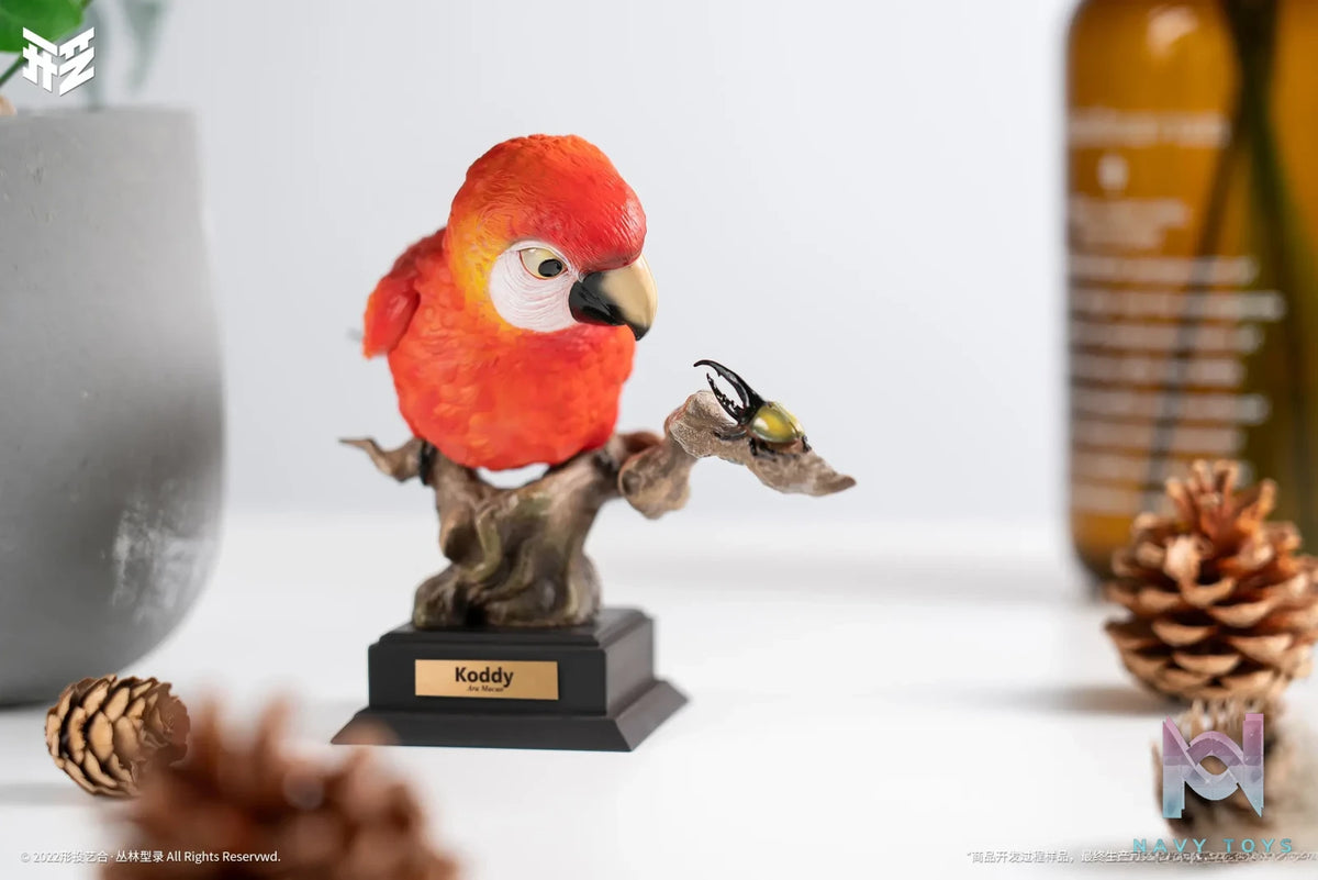 Xing Tou Yi He Studio – Jungle Catalog 002 Ara macao Scarlet Macaw Koddy (Licensed)