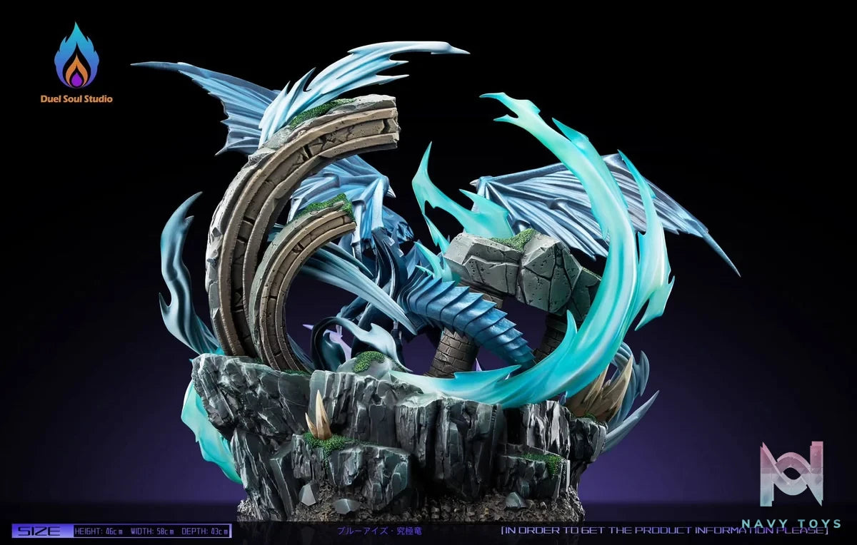 Blue Eyes Ultimate Dragon resin statue Duel Sould Studio anime figure