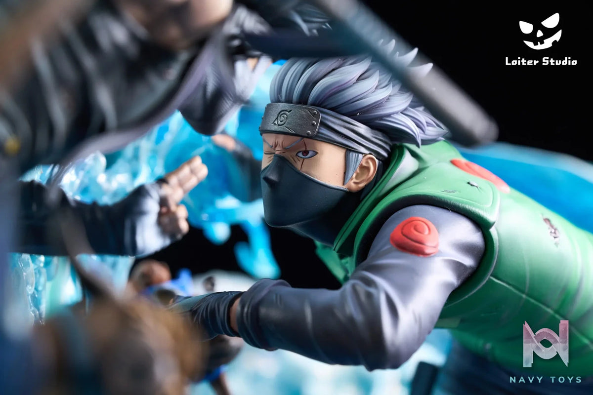 Loiter Studio – Naruto Battle on the Bridge Zabuza vs Kakashi