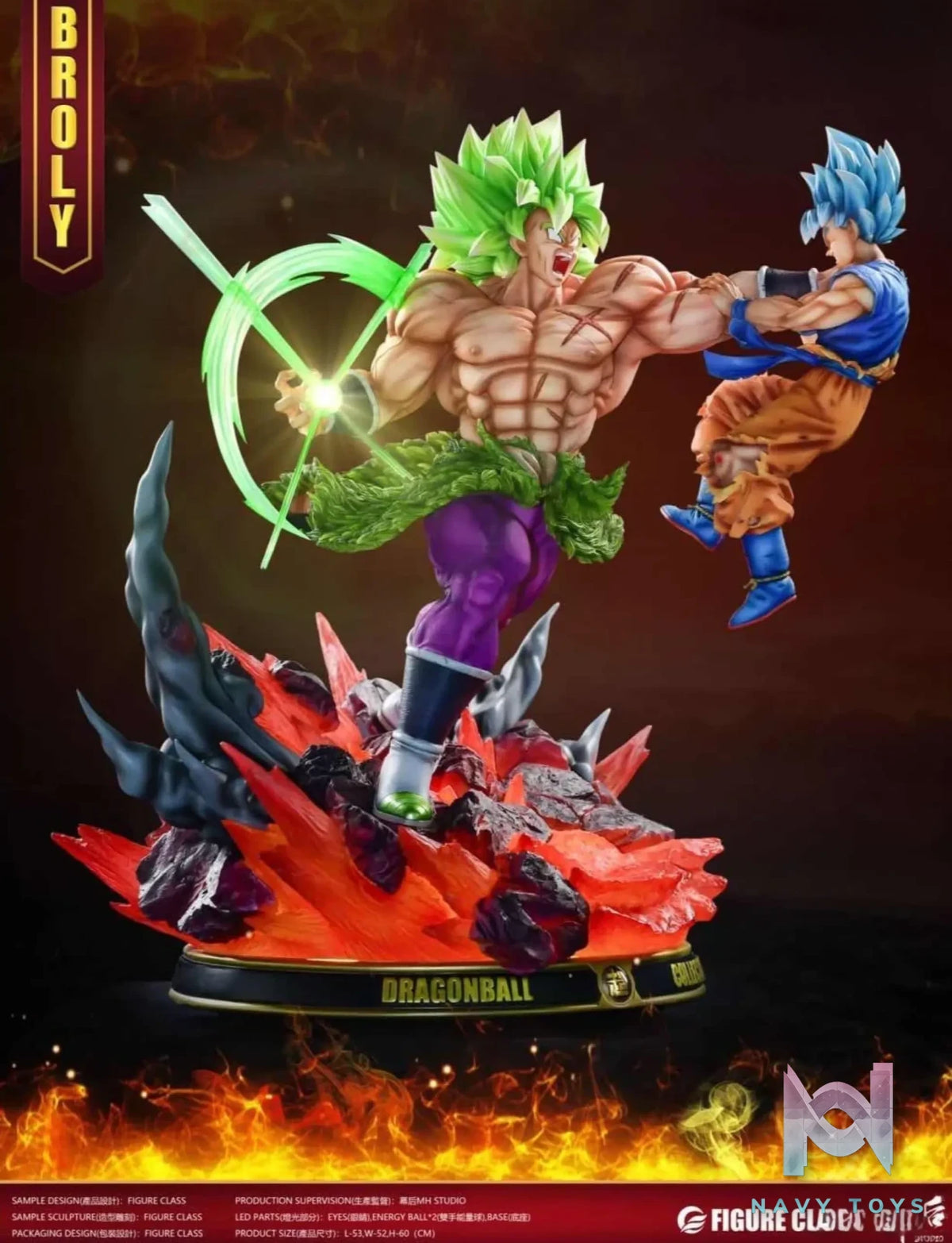 MH Studio X Figure Class Studio – Dragon Ball Broly VS Goku
