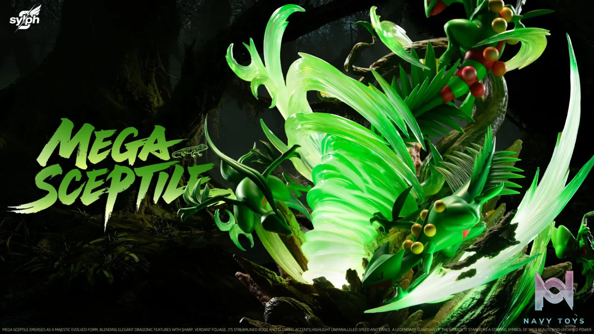 Sylph Studio – Evolution Series Sceptile Family Pokémon
