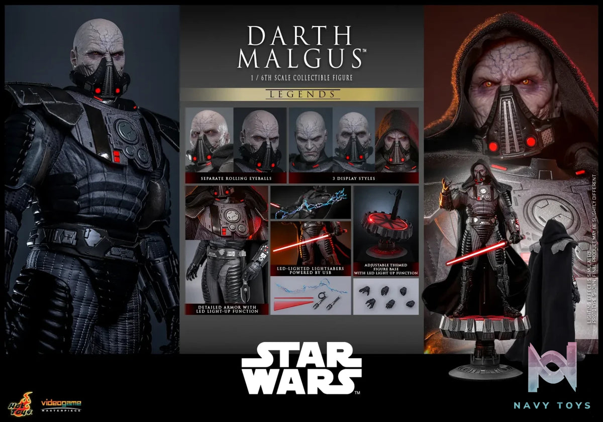 Hottoys – Star Wars 1/6th scale Darth Malgus™ Collectible Figure VGM70 (Licensed)