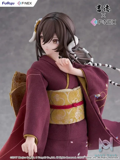 FURYU – Yoshitoku x F:NEX Mikasa blue flower komachi ver -Japanese Doll- 1/4 Scale Figure (Licensed)