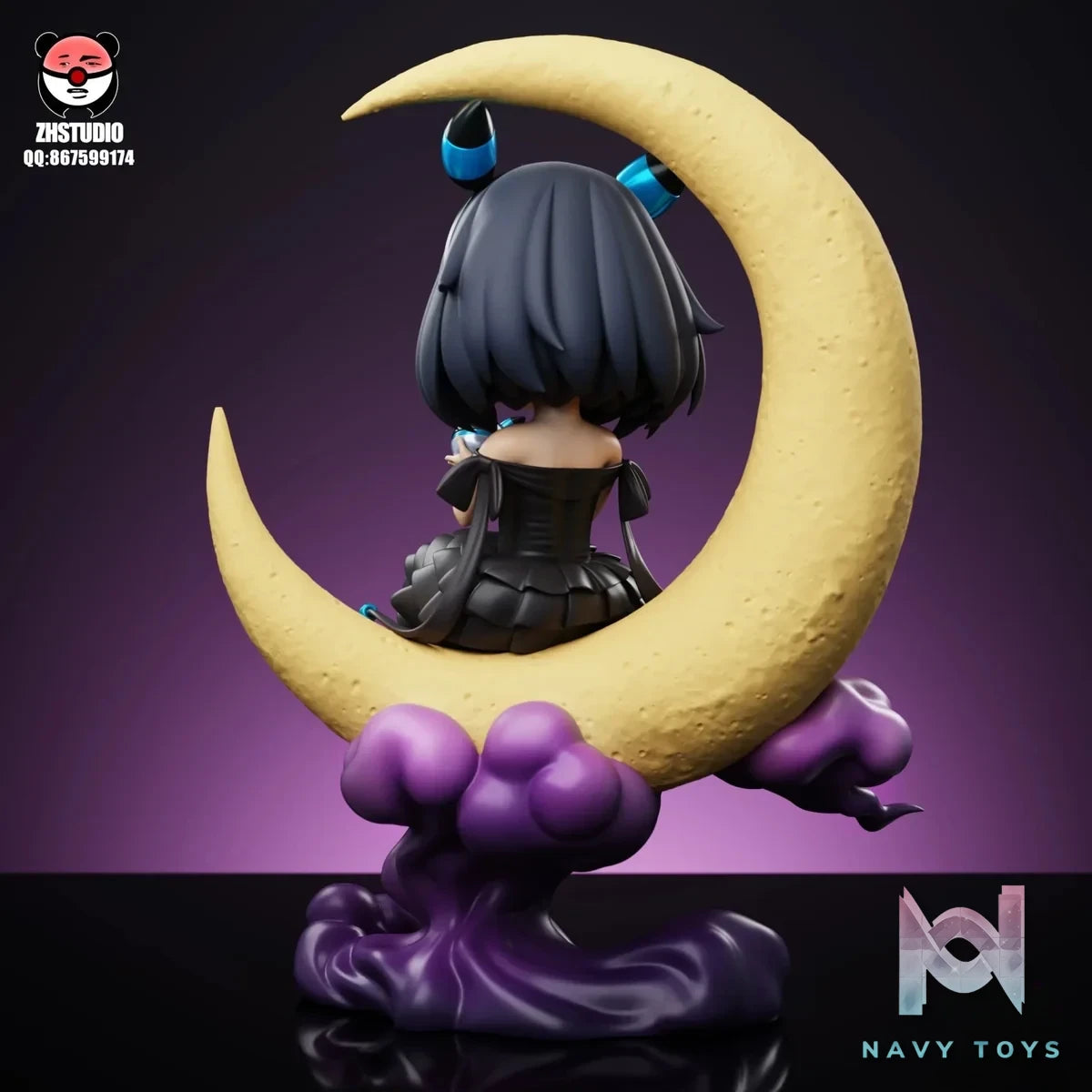 ZH Studio - Pokémon Series Anya Forger COS Umbreon Valentine's Day Limited resin statue Navy Toys anime figure