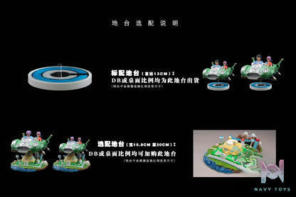 DB Studio – Dragon Ball Vehicle 5th Vegeta & Trunks & Bulma