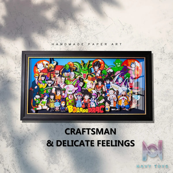 Yu Zhi Jiang Studio – Dragon Ball Multiple Characters Series #13 3D Decorative Painting Dragon Ball